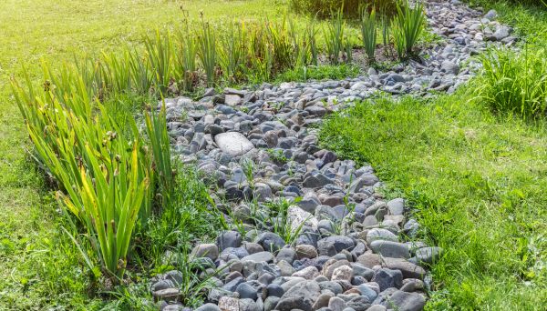 River Rock Garden Installation in Newport Beach