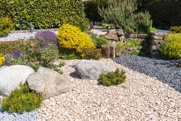 Decorative Gravel Installation in Newport Beach