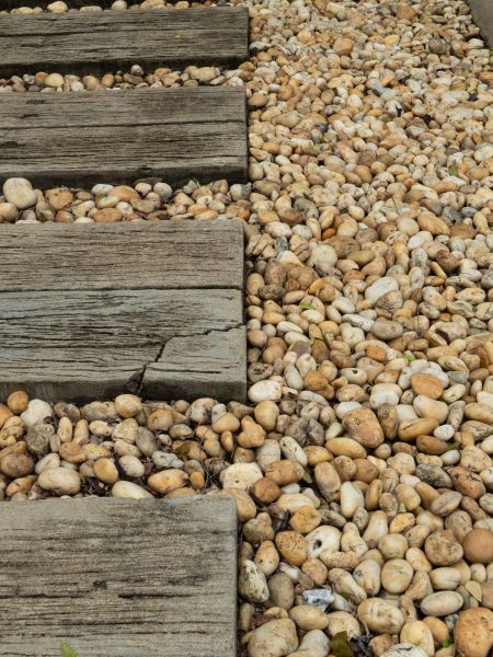 Pea Rock Installation in Newport Beach