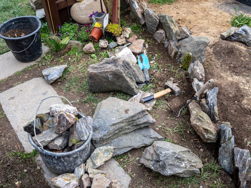 Rock Garden Construction